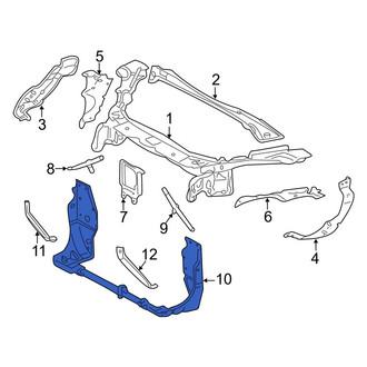 Mercedes-Benz OE - Front Lower Radiator Support Panel