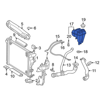 Mercedes-Benz OE - Engine Coolant Reservoir