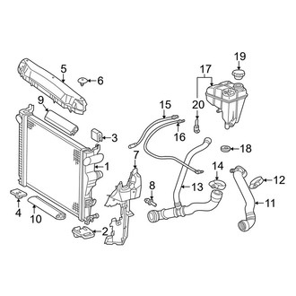 Mercedes-Benz OE - Cooling - Radiator & Components