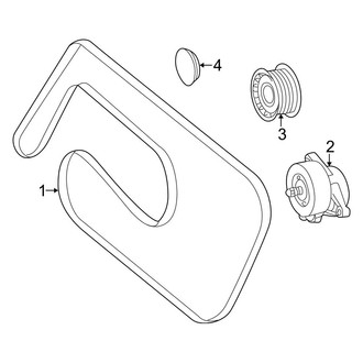 Mercedes-Benz OE - Cooling - Belts & Pulleys (5.0L)