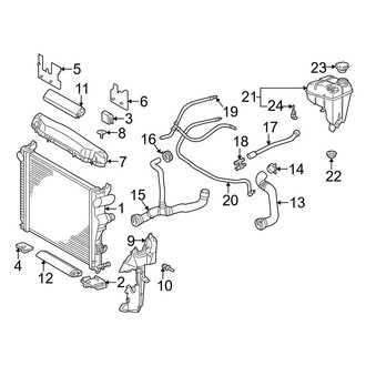 Mercedes-Benz OE - Cooling - Radiator & Components (V8)