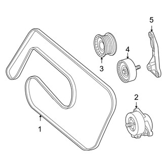 Mercedes-Benz OE - Cooling - Belts & Pulleys (5.5L)