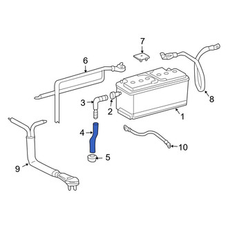 Mercedes-Benz OE - Battery Vent Tube