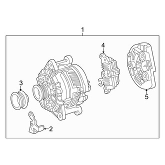 Mercedes-Benz OE - Electrical - Alternator (5.5L)