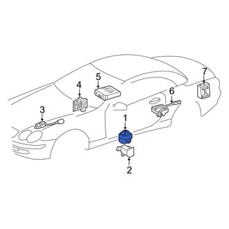 Mercedes-Benz OE - Anti-Theft Alarm Siren
