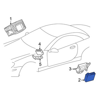 Mercedes-Benz OE - GPS Navigation Control Module