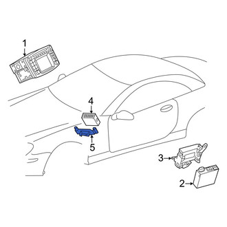 Mercedes-Benz OE - GPS Navigation Control Module Bracket