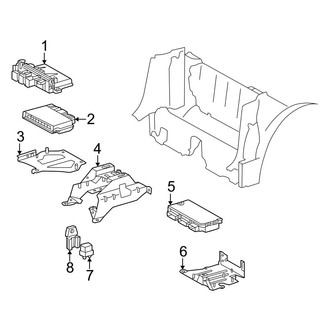 Mercedes-Benz OE - Electrical - Fuse & Relay (Rear Compartment)