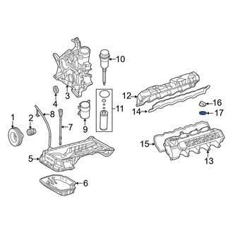 Mercedes-Benz OE - Engine Oil Filler Cap Gasket