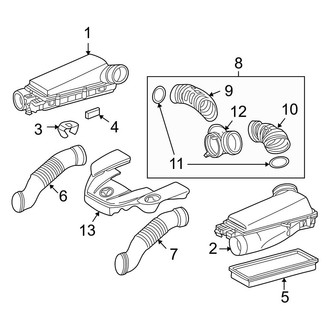 Mercedes-Benz OE - Engine - Air Intake (5.5L)