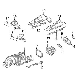 Mercedes-Benz OE - Engine - Supercharger & Components (V8)