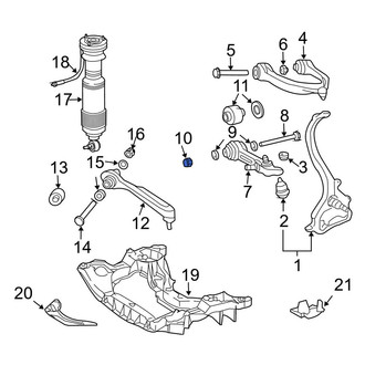 Mercedes-Benz OE - Front Lateral Arm Nut