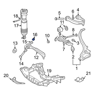 Mercedes-Benz OE - Outer Steering Tie Rod Nut