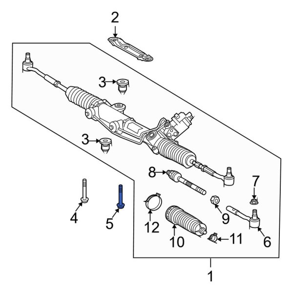 Rack and Pinion Bolt