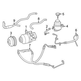 Mercedes-Benz OE - Steering Gear & Linkage - Pump & Hoses
