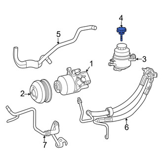 Mercedes-Benz OE - Power Steering Reservoir Cap