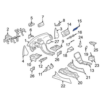 Mercedes-Benz OE - Instrument Panel Cover