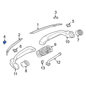 Mercedes-Benz OE - Left Dashboard Panel Cap