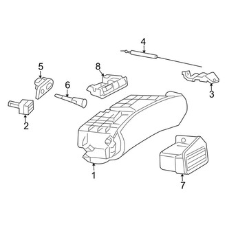 Mercedes-Benz OE - Instrument Panel - Glove Box