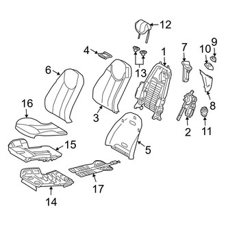 Mercedes-Benz OE - Seats & Tracks - Front Seat Components