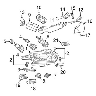 Mercedes-Benz OE - Seats & Tracks - Tracks & Components