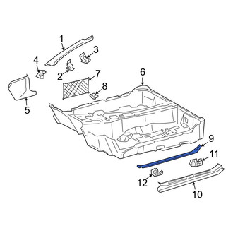 Mercedes-Benz OE - Left Inner Door Sill Plate