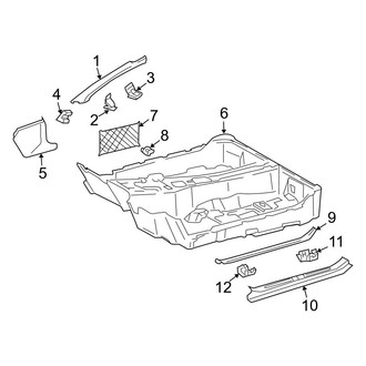 Mercedes-Benz OE - Pillars, Rocker & Floor - Interior Trim
