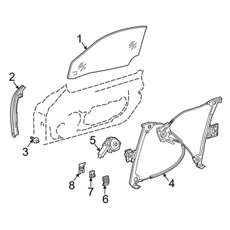 Mercedes-Benz OE - Door - Glass & Hardware