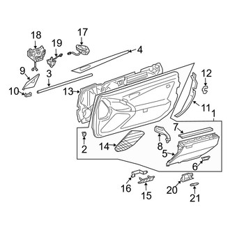 Mercedes-Benz OE - Door - Interior Trim