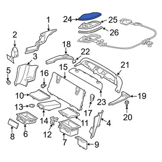 Mercedes-Benz OE - Rear Left Quarter Panel Trim Cap