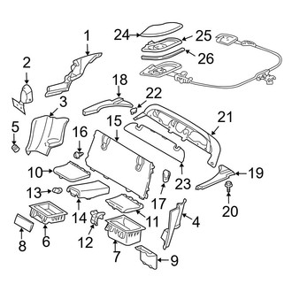 Mercedes-Benz OE - Quarter Panel - Interior Trim