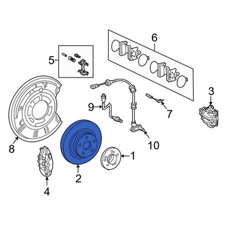 Mercedes-Benz OE - Rear Disc Brake Rotor