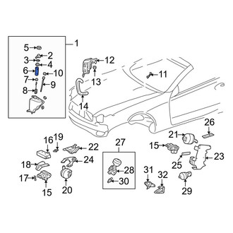 Mercedes-Benz OE - Rear Air Suspension Compressor Filter
