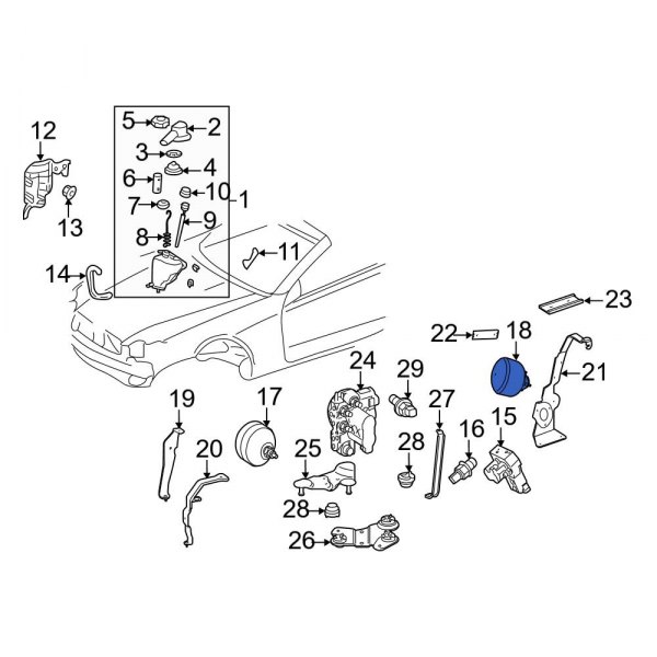 MercedesBenz OE 2213280015 Rear Suspension SelfLeveling Unit