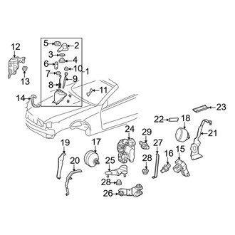 Mercedes-Benz OE - Rear Suspension - Ride Control Components (Active Body Control)
