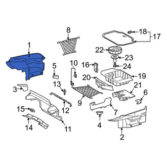 Mercedes-Benz OE - Rear Right Trunk Trim Panel