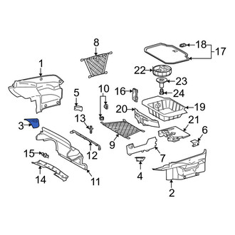 Mercedes-Benz OE - Right Trunk Trim Panel Cap