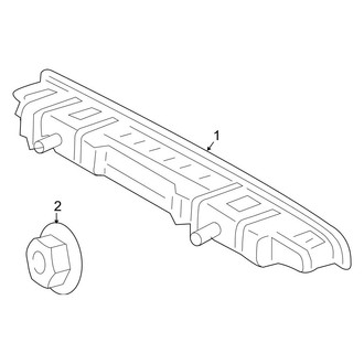 Mercedes-Benz OE - Rear Lamps - High Mounted Stop Lamp