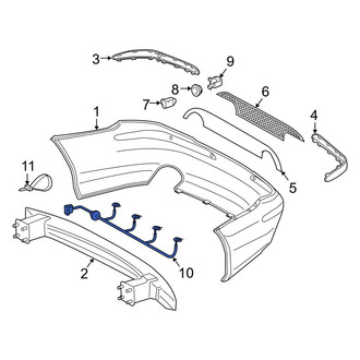 Mercedes-Benz OE - Rear Parking Aid System Wiring Harness