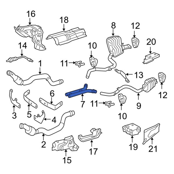 Exhaust Crossover Pipe