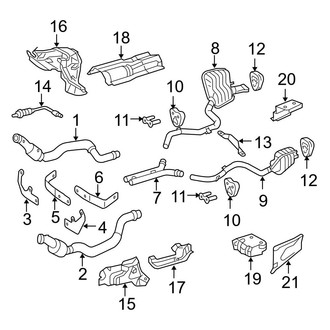 Mercedes-Benz OE - Exhaust System - Exhaust Components