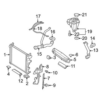 Mercedes-Benz OE - Cooling - Radiator & Components