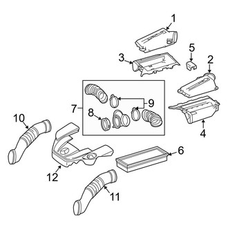Mercedes-Benz OE - Engine - Air Intake (6.3L)