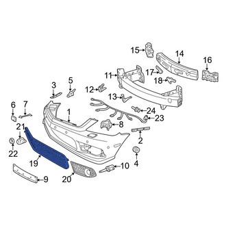 Mercedes-Benz OE - Front Lower Center Grille