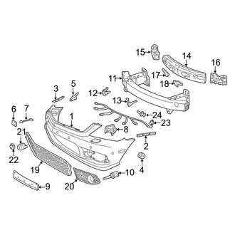 Mercedes-Benz OE - Front Bumper & Grille - Bumper & Components