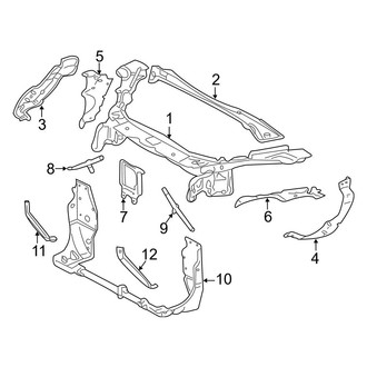 Mercedes-Benz OE - Radiator Support