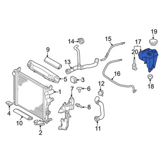 Mercedes-Benz OE - Engine Coolant Reservoir