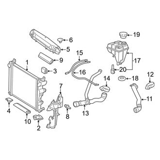 Mercedes-Benz OE - Cooling - Radiator & Components