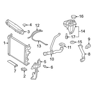 Mercedes-Benz OE - Cooling - Radiator & Components (6.3L)