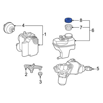 Mercedes-Benz OE - Brake Master Cylinder Reservoir Cap